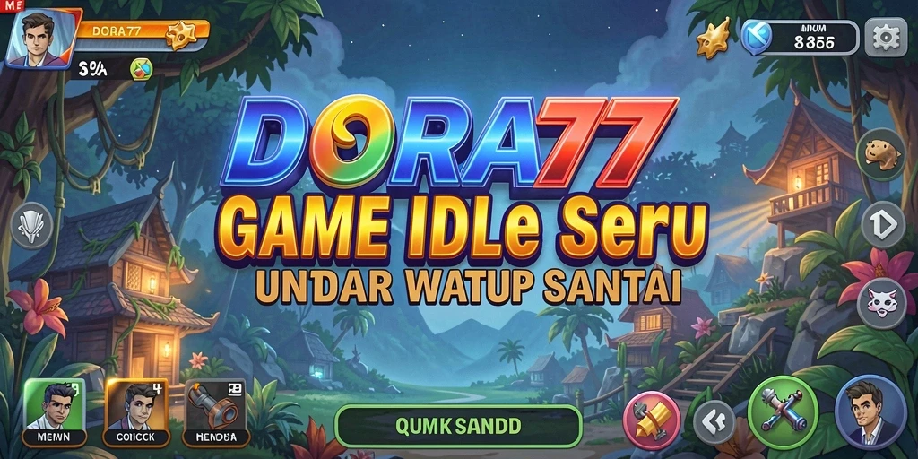 Tangkapan layar gameplay <strong>DORA77</strong> yang menampilkan elemen Idle yang menarik.
