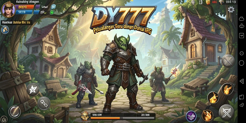 Tampilan gameplay DY777 yang menakjubkan dalam dunia RPG.