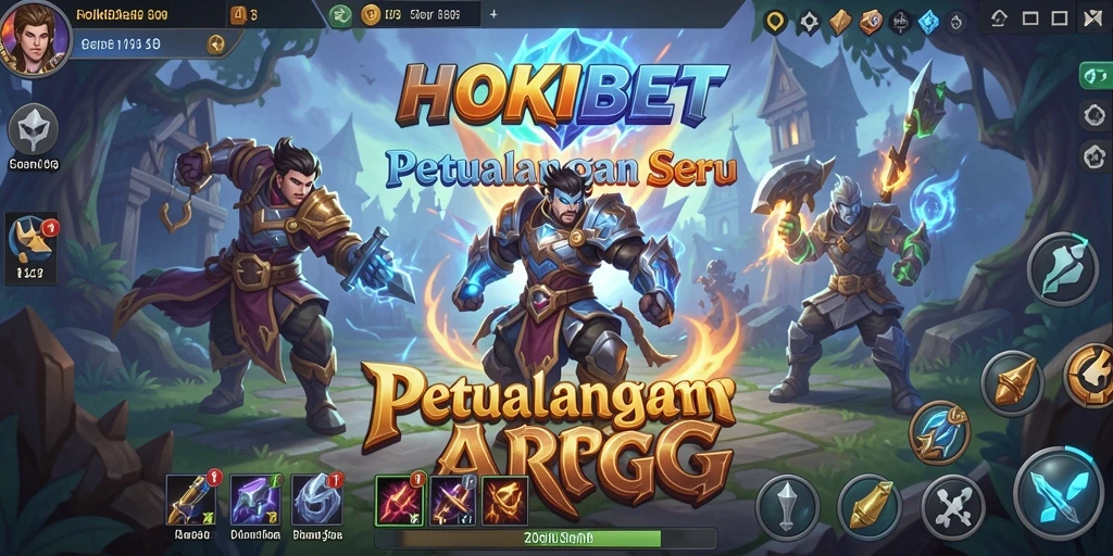 Tampilan menakjubkan dari gameplay ARPG HOKIBET.