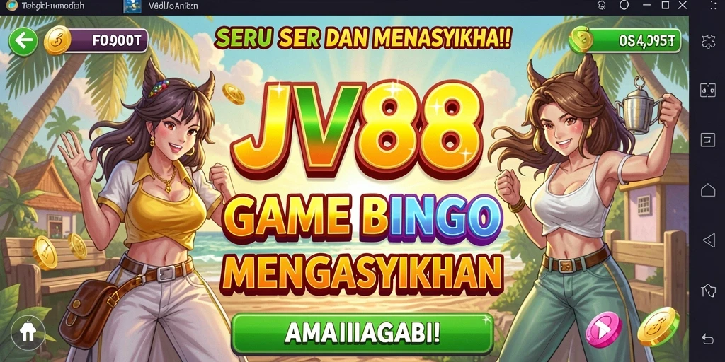 Tampilan gameplay JV88 yang menarik dan interaktif dalam permainan Bingo.