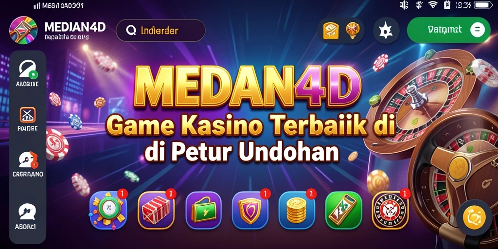 Tampilan gameplay seru dari MEDAN4D yang menggugah adrenalin.