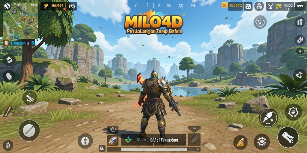 Tampilan gameplay yang menakjubkan di dunia terbuka.