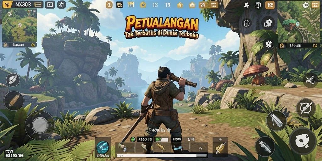 Menampilkan gameplay seru dan eksplorasi bebas di NX303.
