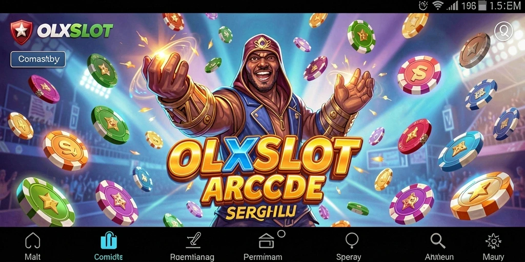 Tangkapan layar dari game OLXSLOT yang menunjukkan serunya gameplay Arcade.