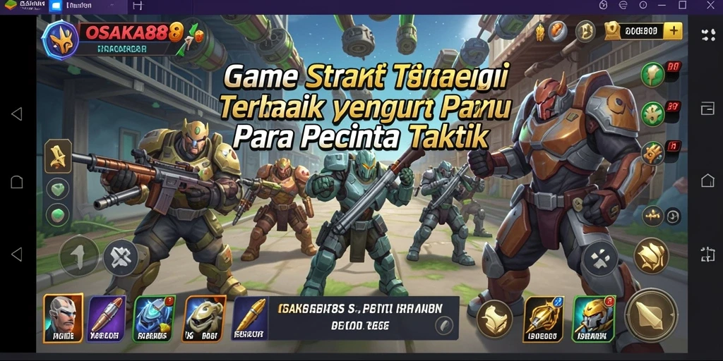 Gameplay intens dari OSAKA88 menyajikan tantangan strategi yang menarik.