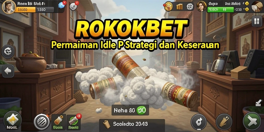 Tampilan gameplay ROKOKBET yang menawan dan sederhana.