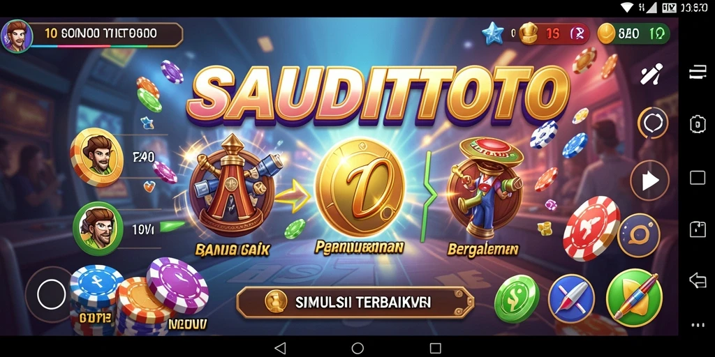 Tampilan gameplay SAUDITOTO yang menarik dan realistis.
