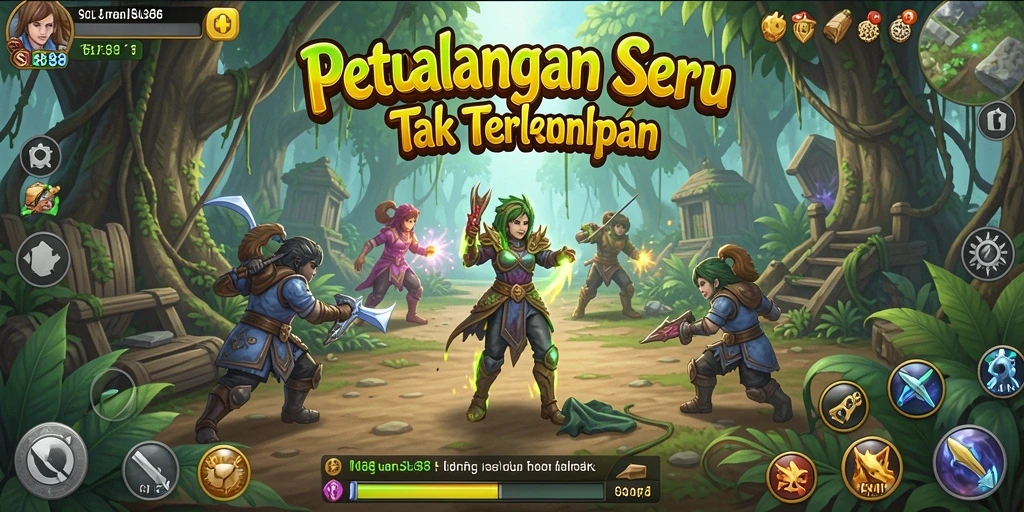 Gameplay SL888 menunjukkan aksi petualangan yang mendebarkan di dunia yang penuh tantangan.