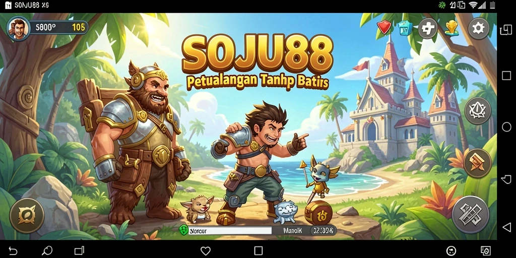 Tampilan menakjubkan dari dunia terbuka dalam SOJU88
