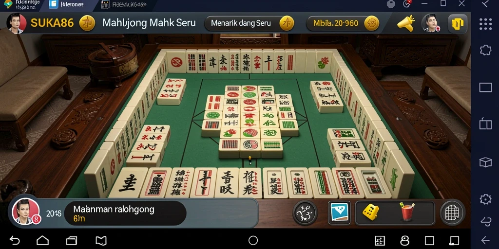 Tampilan gameplay menarik dari SUKA86 saat bermain Mahjong.