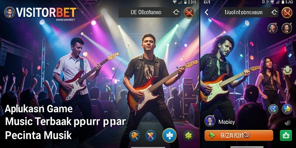 Tangkapan layar utama <strong>VISITORBET</strong> menunjukkan gameplay musik yang menarik.
