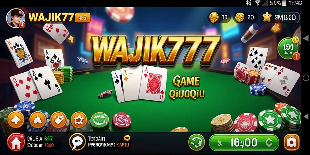 Screenshot gameplay QiuQiu dari WAJIK777 yang menarik.