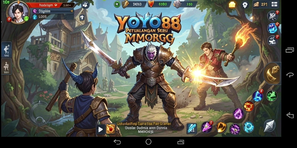 Tampilan permainan <strong>YOYO88</strong> yang menakjubkan dalam dunia MMORPG.